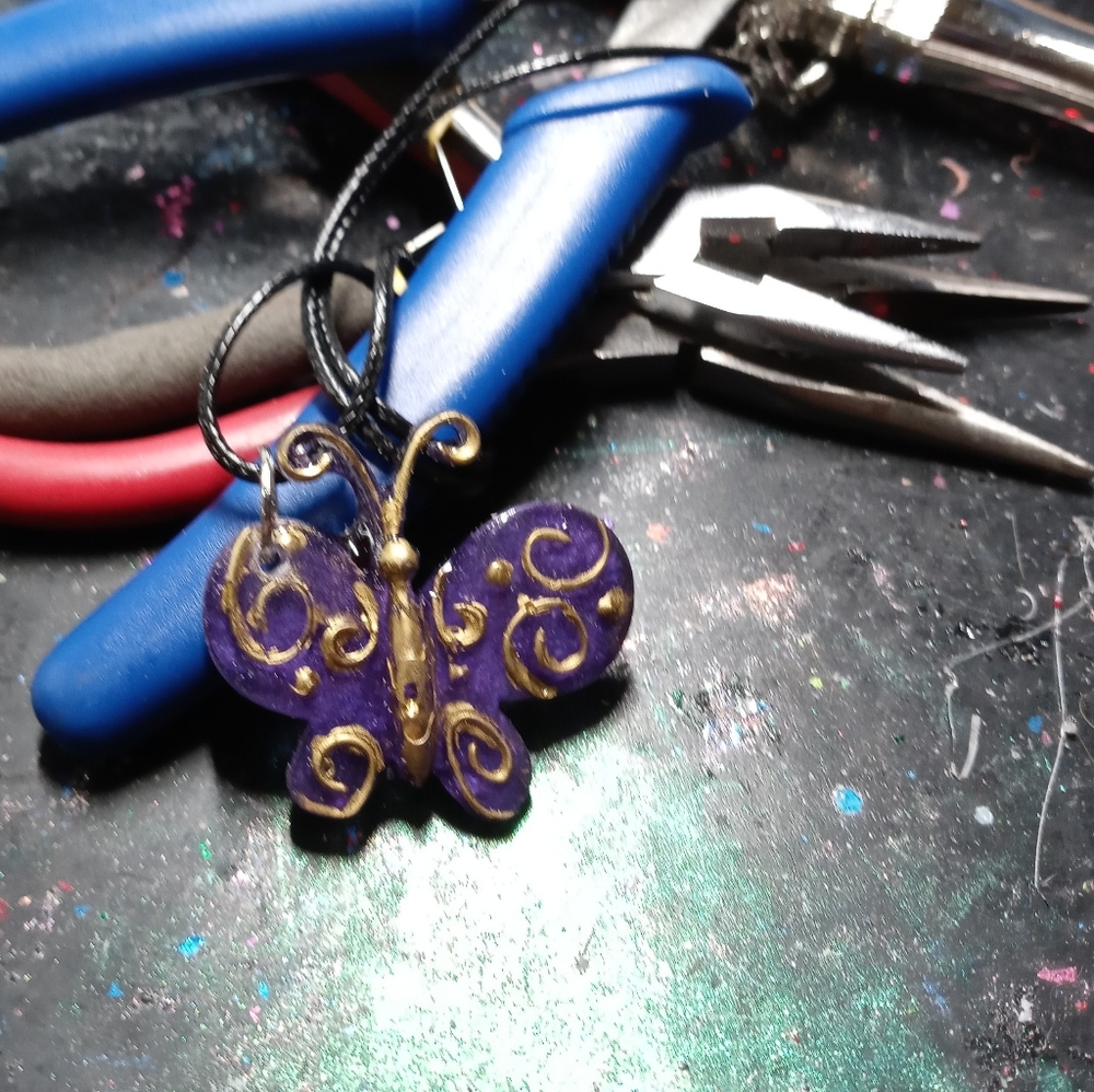 Butterfly Pendant Necklace